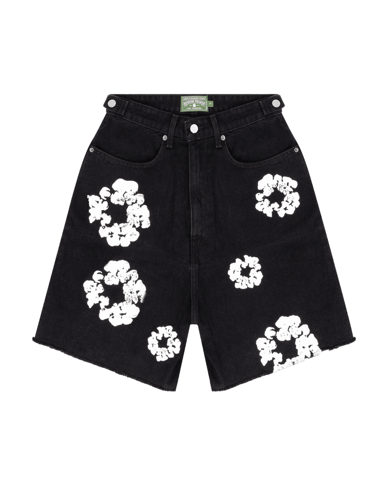 black denim tears shorts