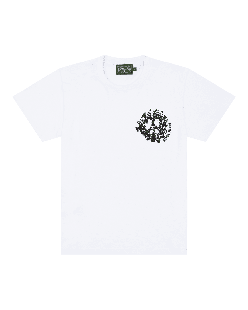 white denim tears shirt